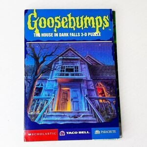Taco Bell "Goosebumps, The House In Dark Falls 3-D Puzzle" 1997 Rare-open bag